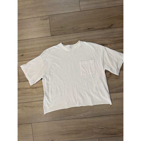 Madewell Crewneck Tee Pocket Women’s Xs Extra Small Oversized Boxy Fall - Picture 1 of 2